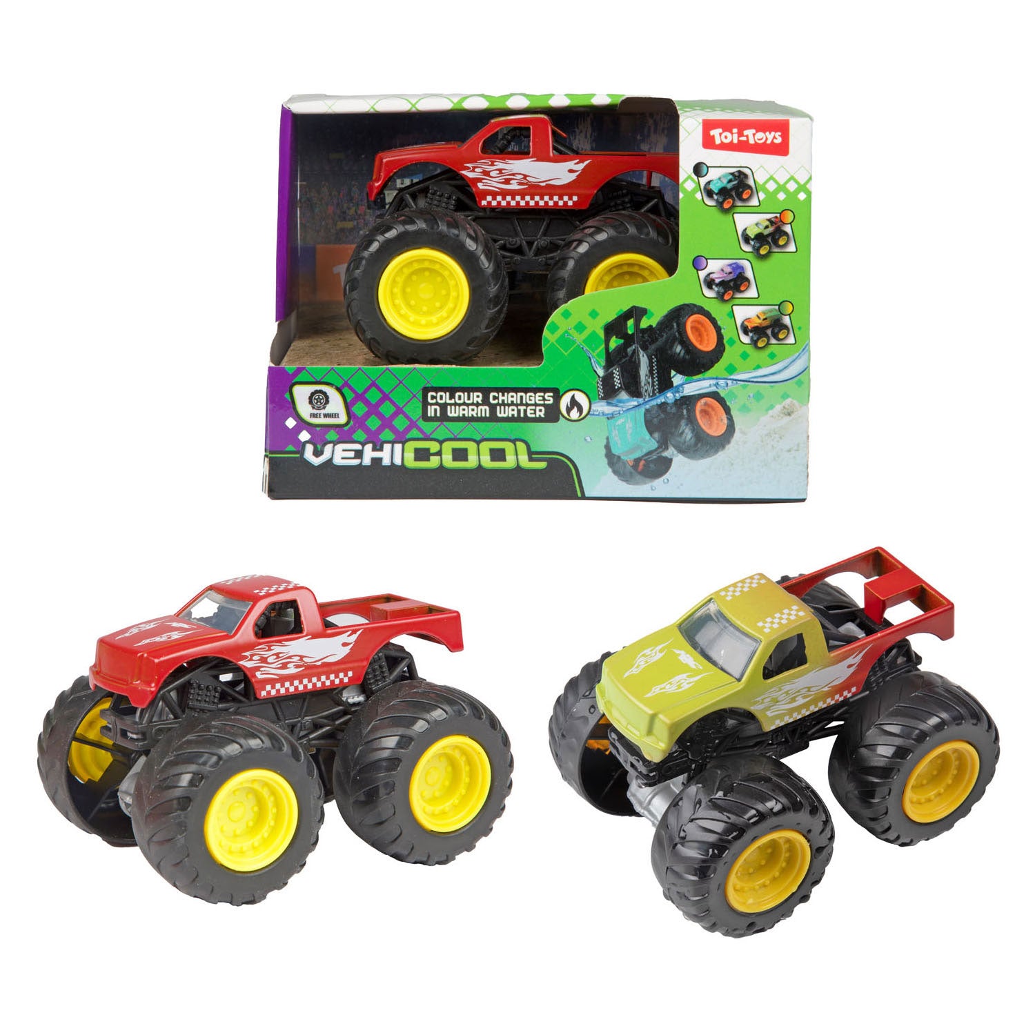 Vehicool - Vehicool kleurveranderende monster truck - 85cm