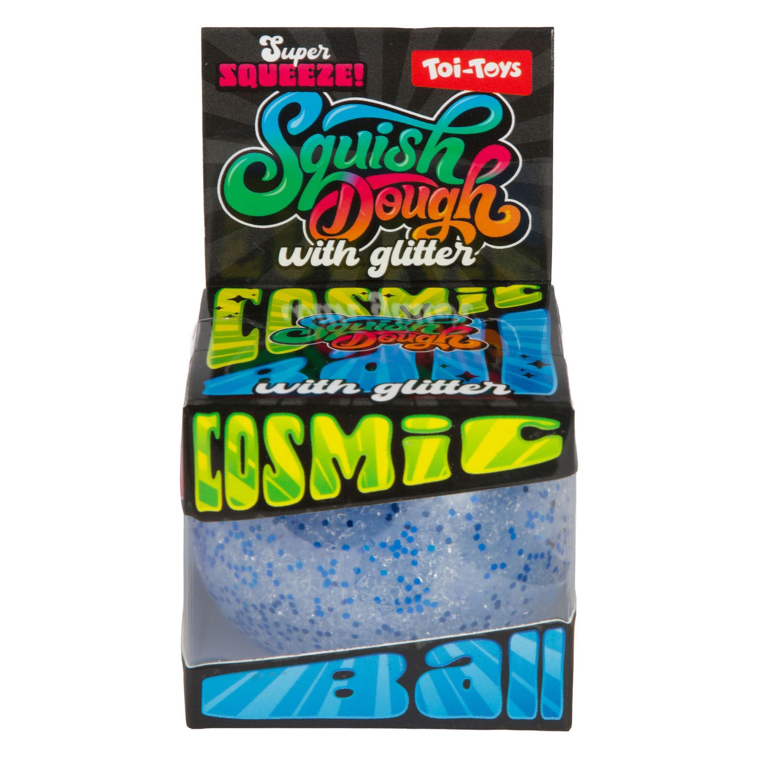 Toi-Toys - Toi-Toys Squishdough knijpbal frosty gevuld met sneeuw 6cm