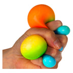 Toi-Toys - Toi-Toys Squishdough set knijpballen glitter neon 5cm 4-pack