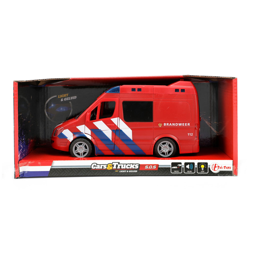 Toi-Toys - Toi-Toys Brandweerwagen met licht en geluid