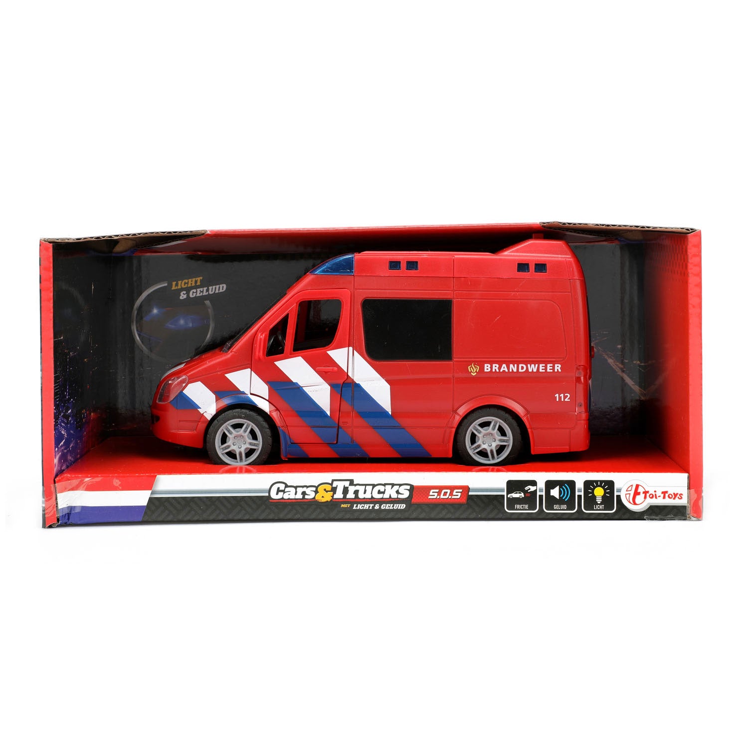 Toi-Toys - Toi-Toys Brandweerwagen met licht en geluid