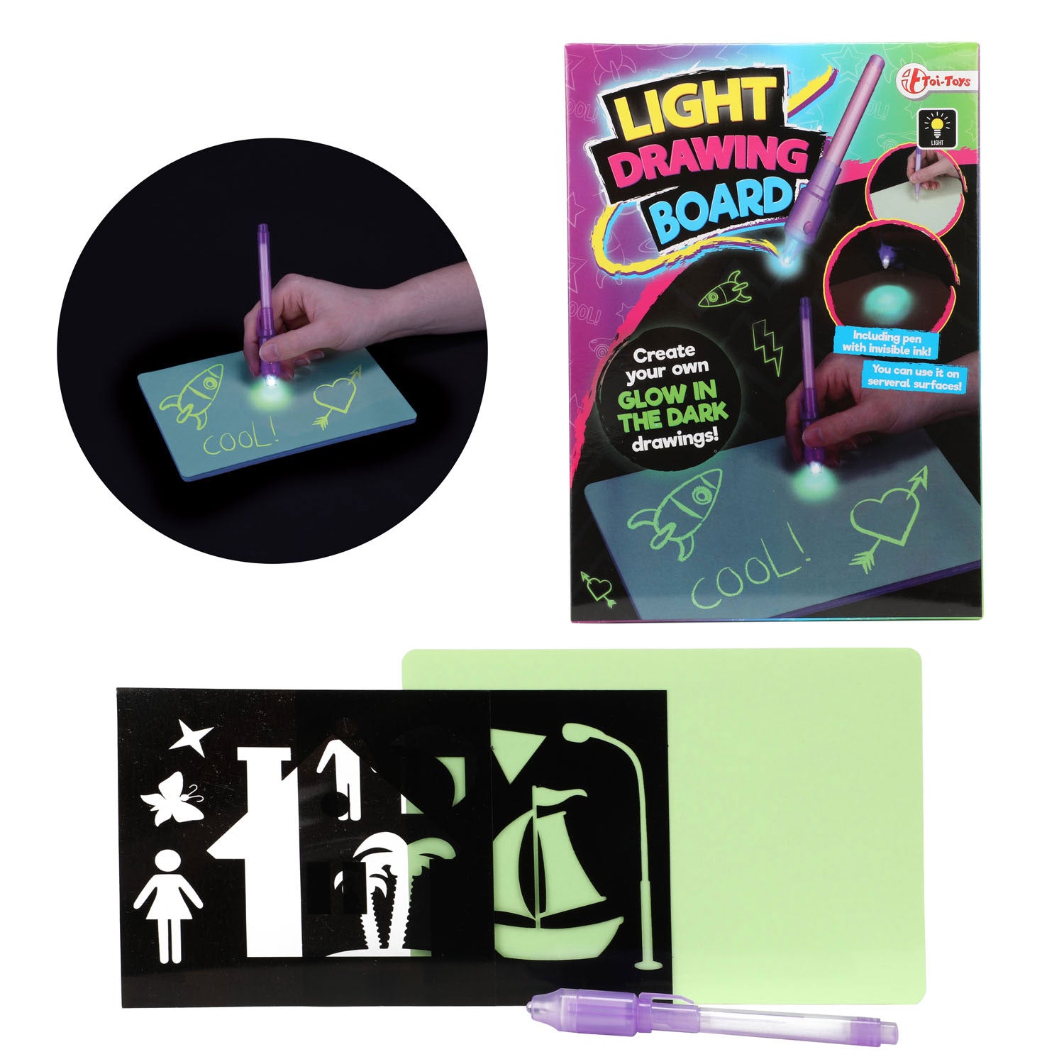 Toi-Toys - Toi-Toys Tekenset onzichtbare inkt