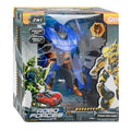 Robot verander auto 21 cm 4 assorti | 2 stuks