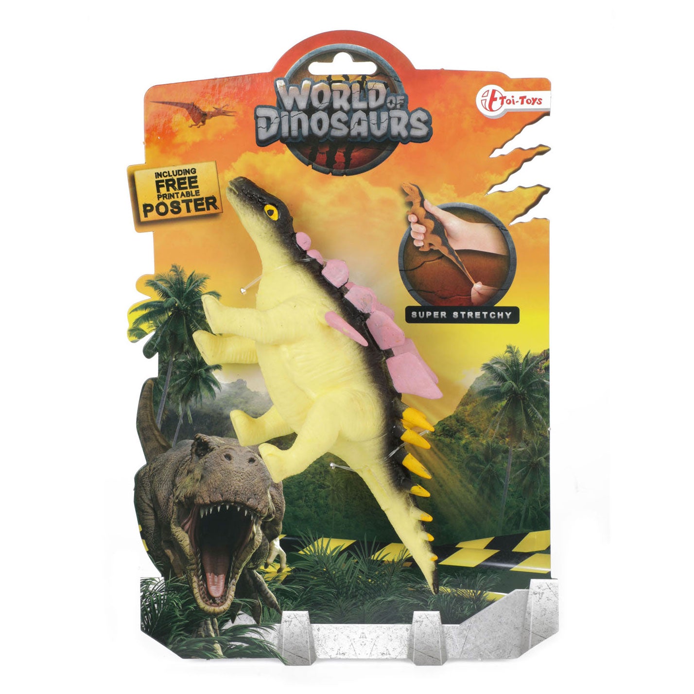 Toi-Toys - Toi-Toys Dinosaurus rekbaar
