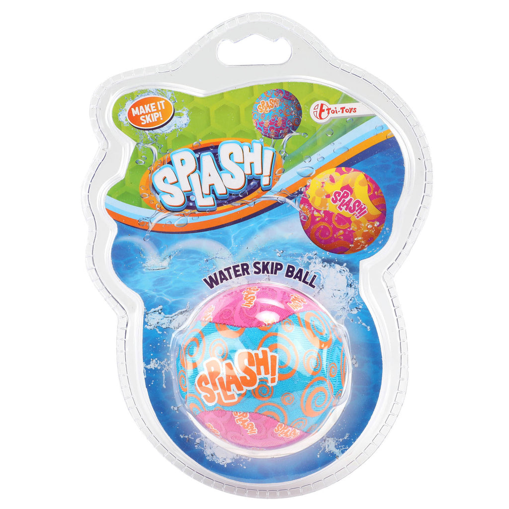 Toi-toys waterstuiterbal splash polyester roze blauw