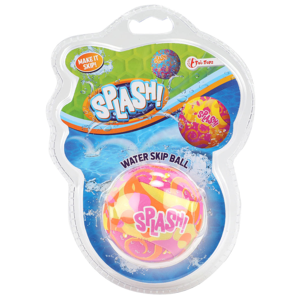 Toi-toys waterstuiterbal splash polyester roze blauw