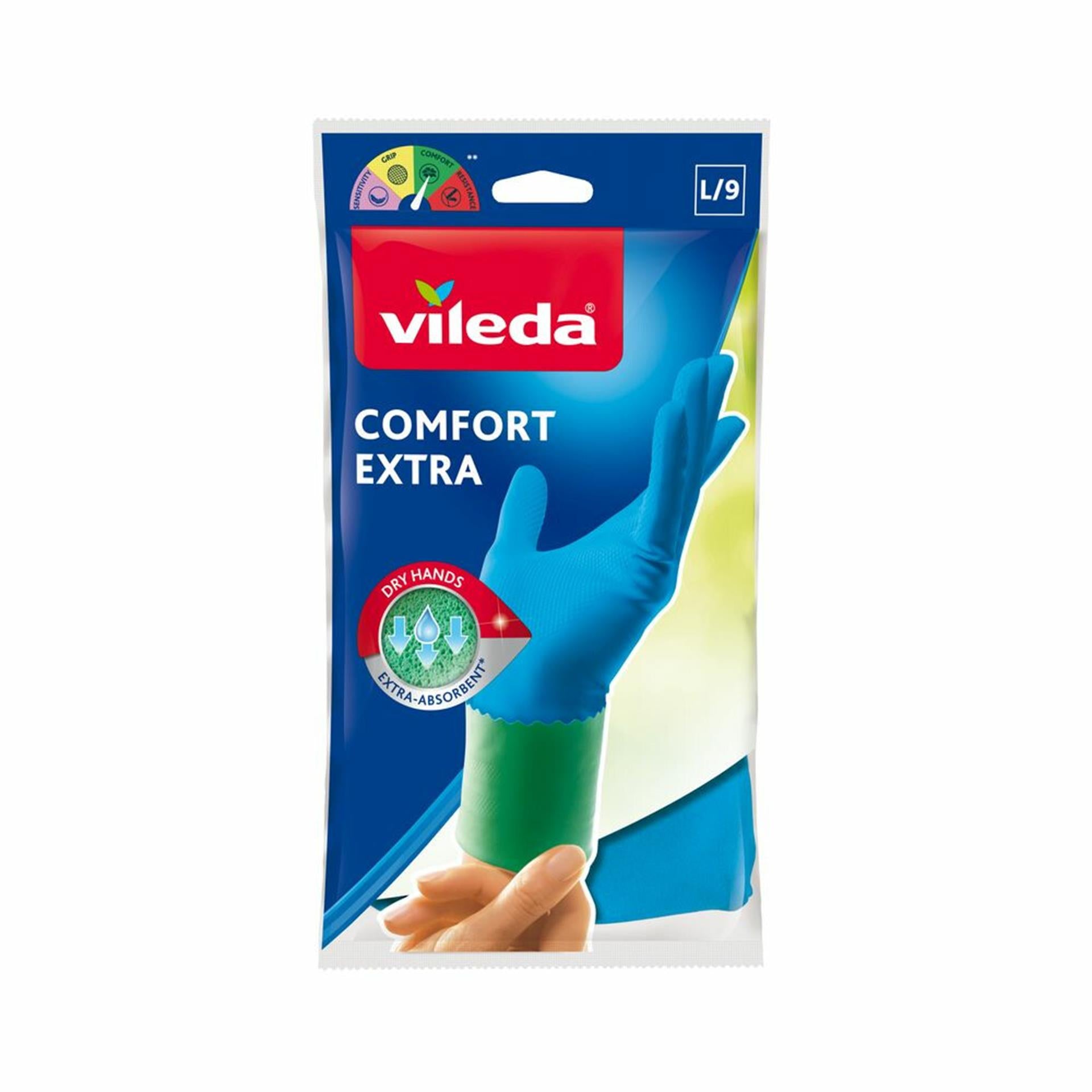 Vileda - Vileda handschoenen comfort extra l 1 paar