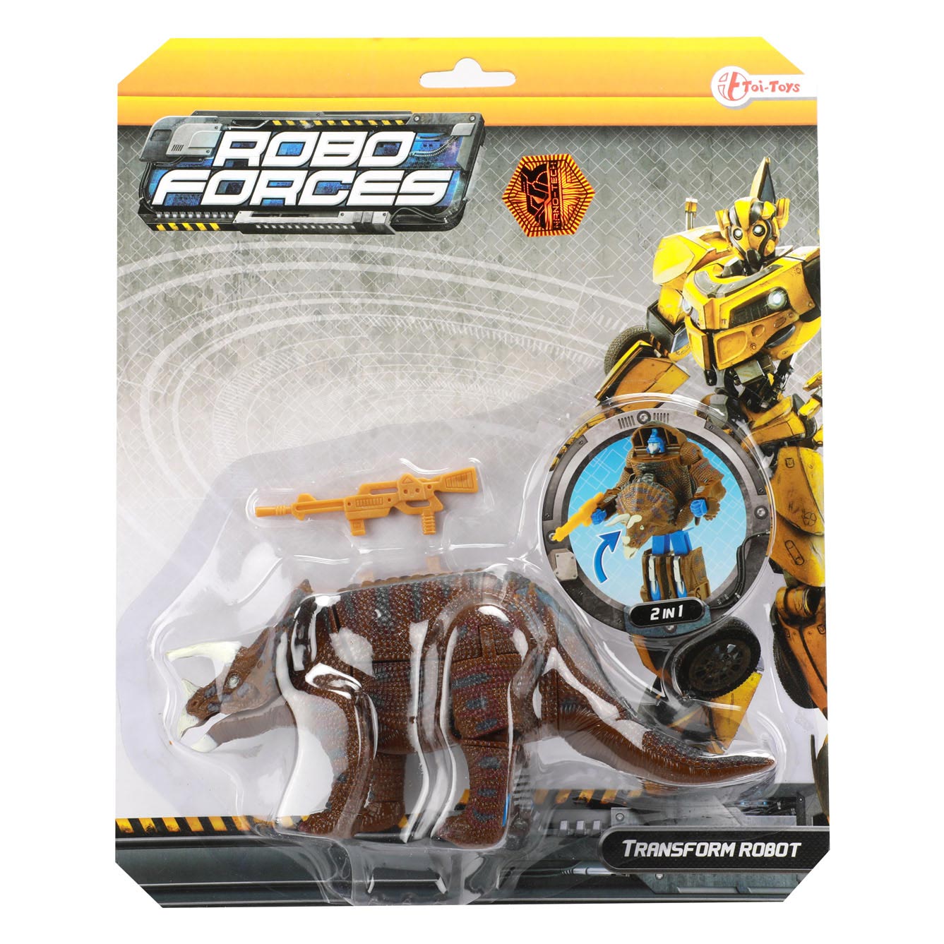 Twisk - Twisk veranderrobot dino 17cm