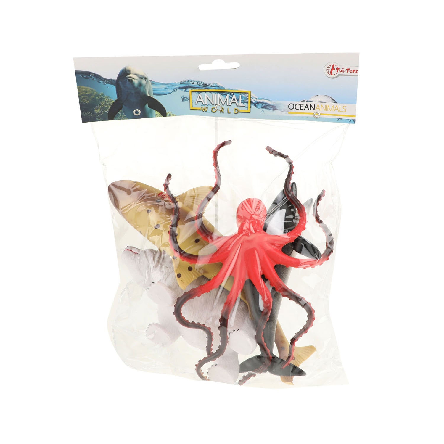 Toi-Toys - Toi-Toys Animal world zeedieren deluxe 5st.