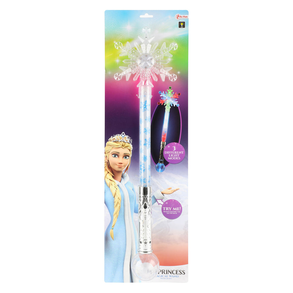 Toi-Toys - Toi-Toys Ice princess toverstaf sneeuwvlok met licht