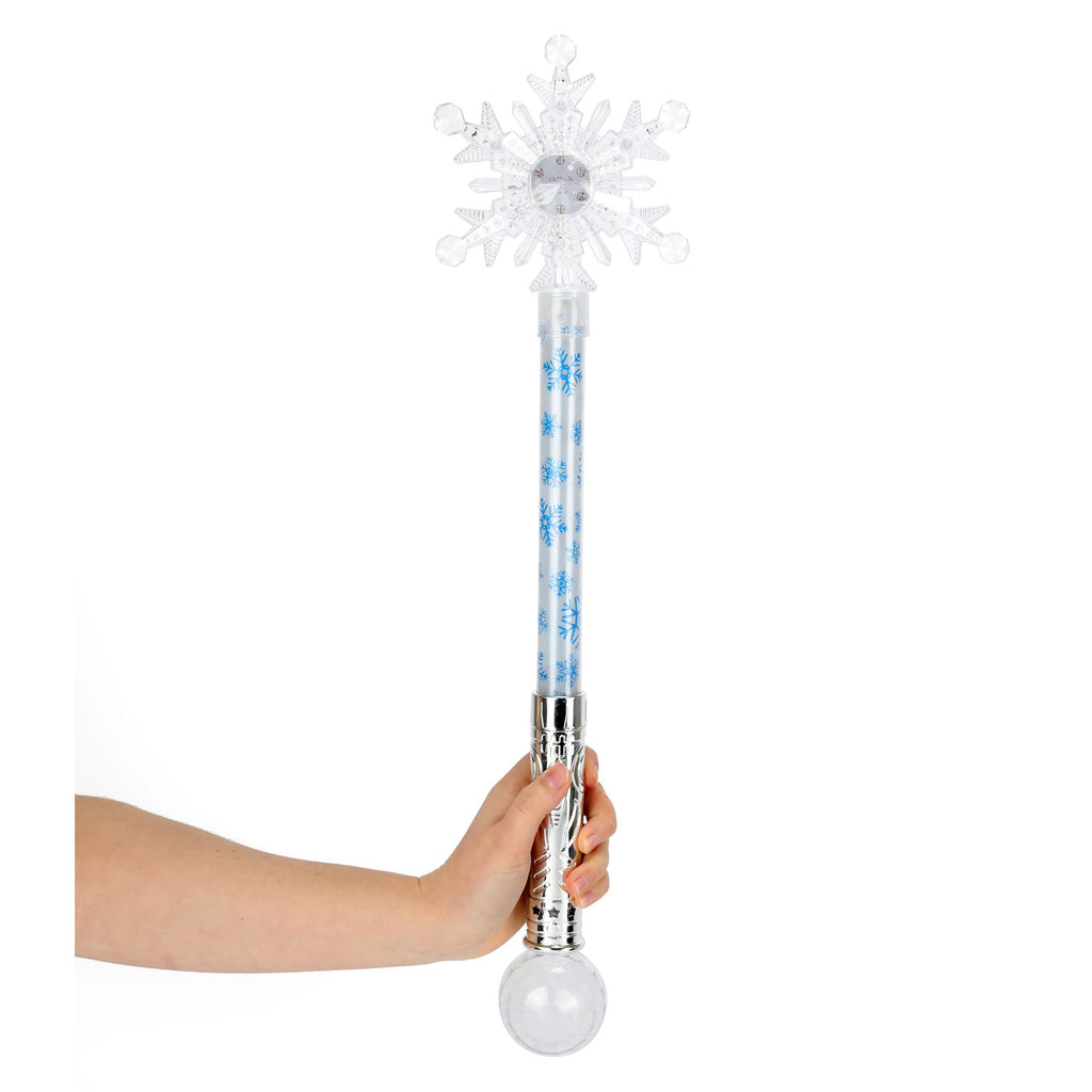 Toi-Toys - Toi-Toys Ice princess toverstaf sneeuwvlok met licht