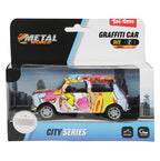 Toi-toys metal pull-back graffiti auto