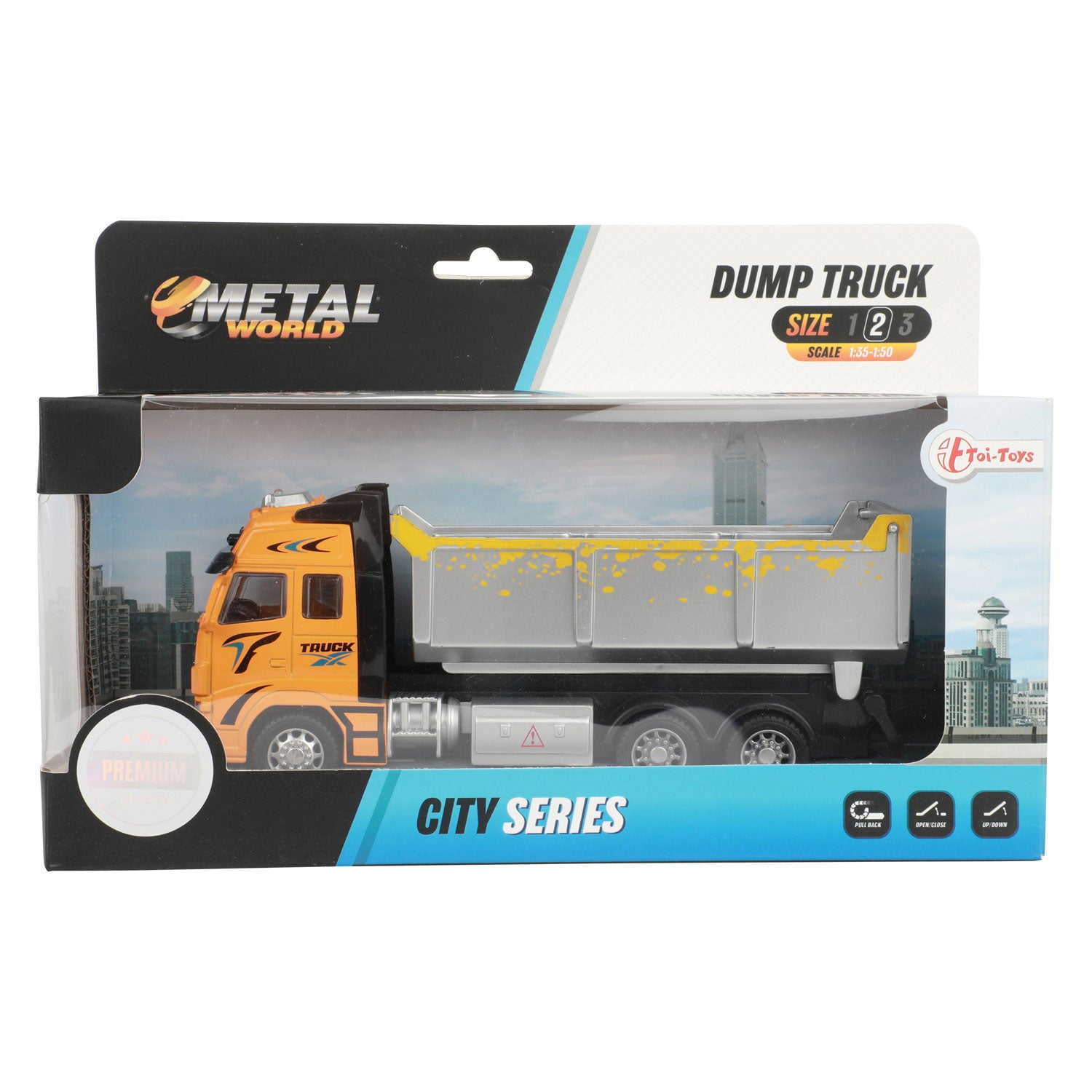 Toi-toys toi toys kiepwagen 1:38 pull back