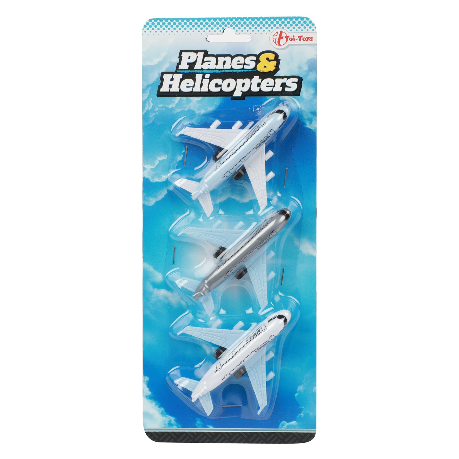 Toi-Toys - Toi-Toys Vehicool airbus vliegtuigen - 3st.