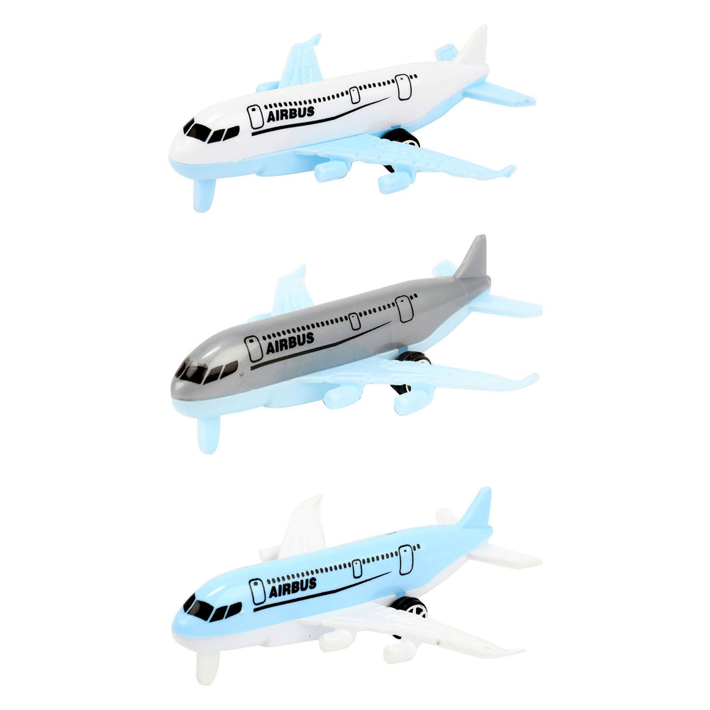 Toi-Toys - Toi-Toys Vehicool airbus vliegtuigen - 3st.