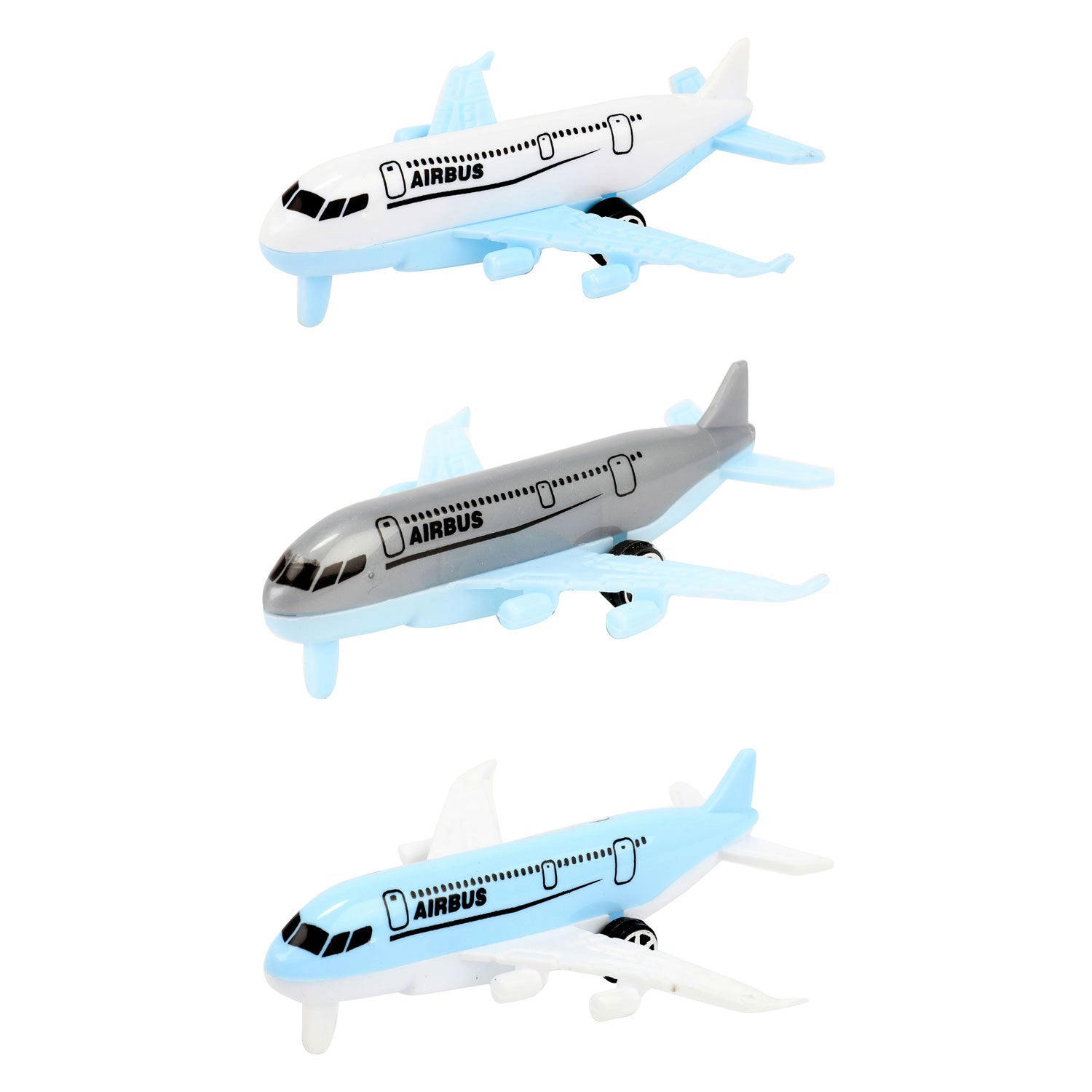 Toi-Toys - Toi-Toys Vehicool airbus vliegtuigen - 3st.