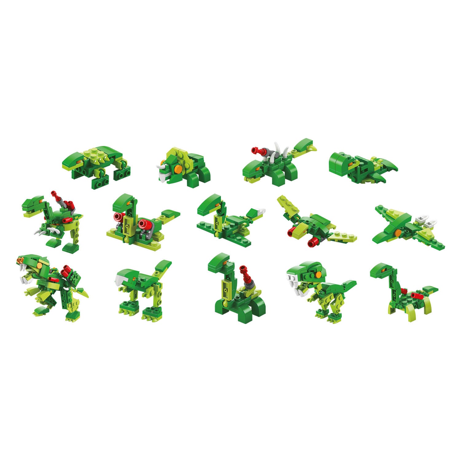 Toi-toys toi toys blocks bouwstenen dino of robot