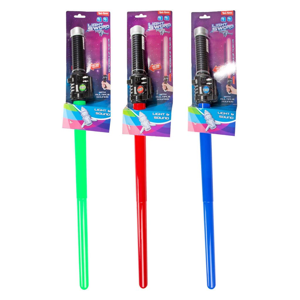 Toi-Toys - Toi-Toys Fun uitschuifbaar lichtzwaard met geluid