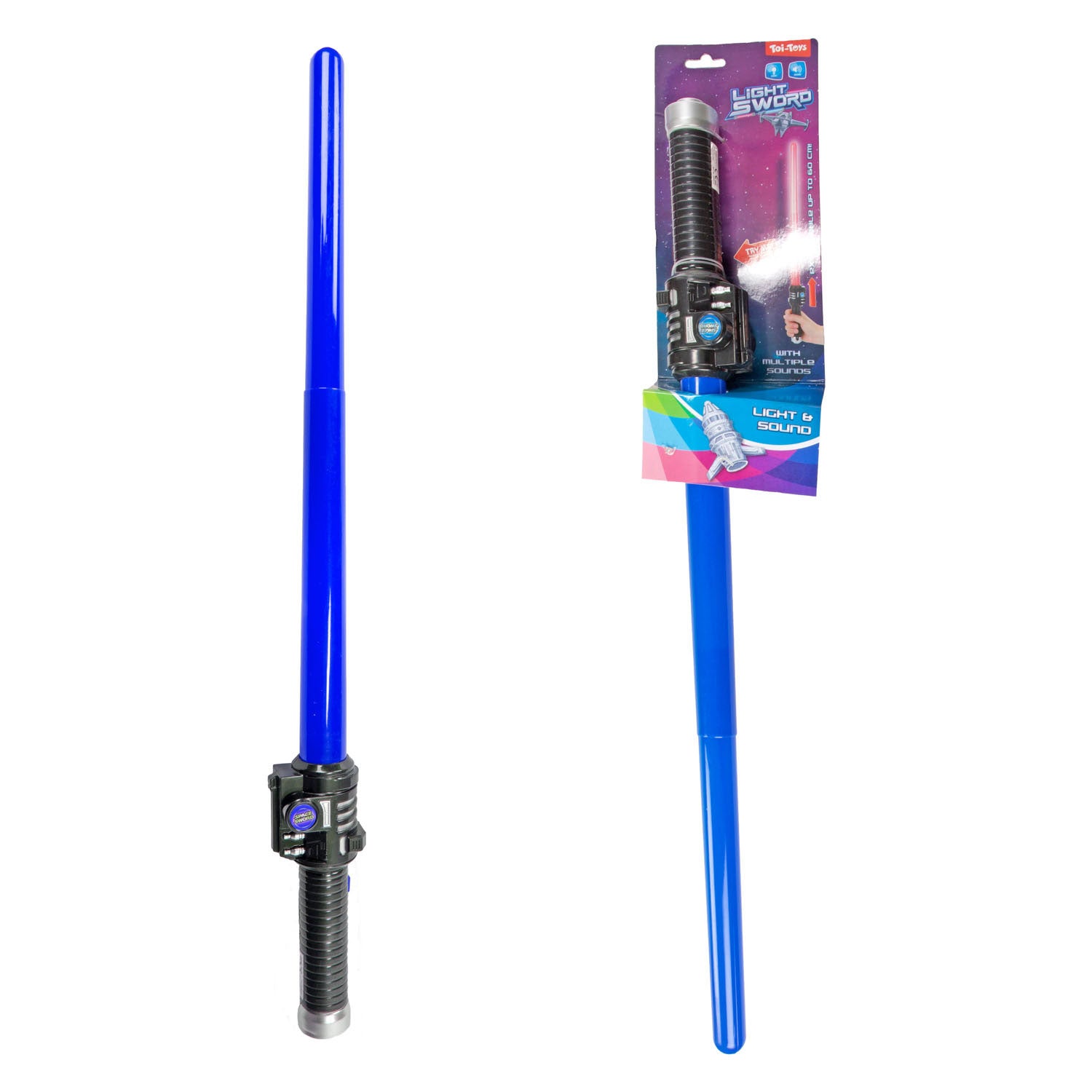Toi-Toys - Toi-Toys Fun uitschuifbaar lichtzwaard met geluid