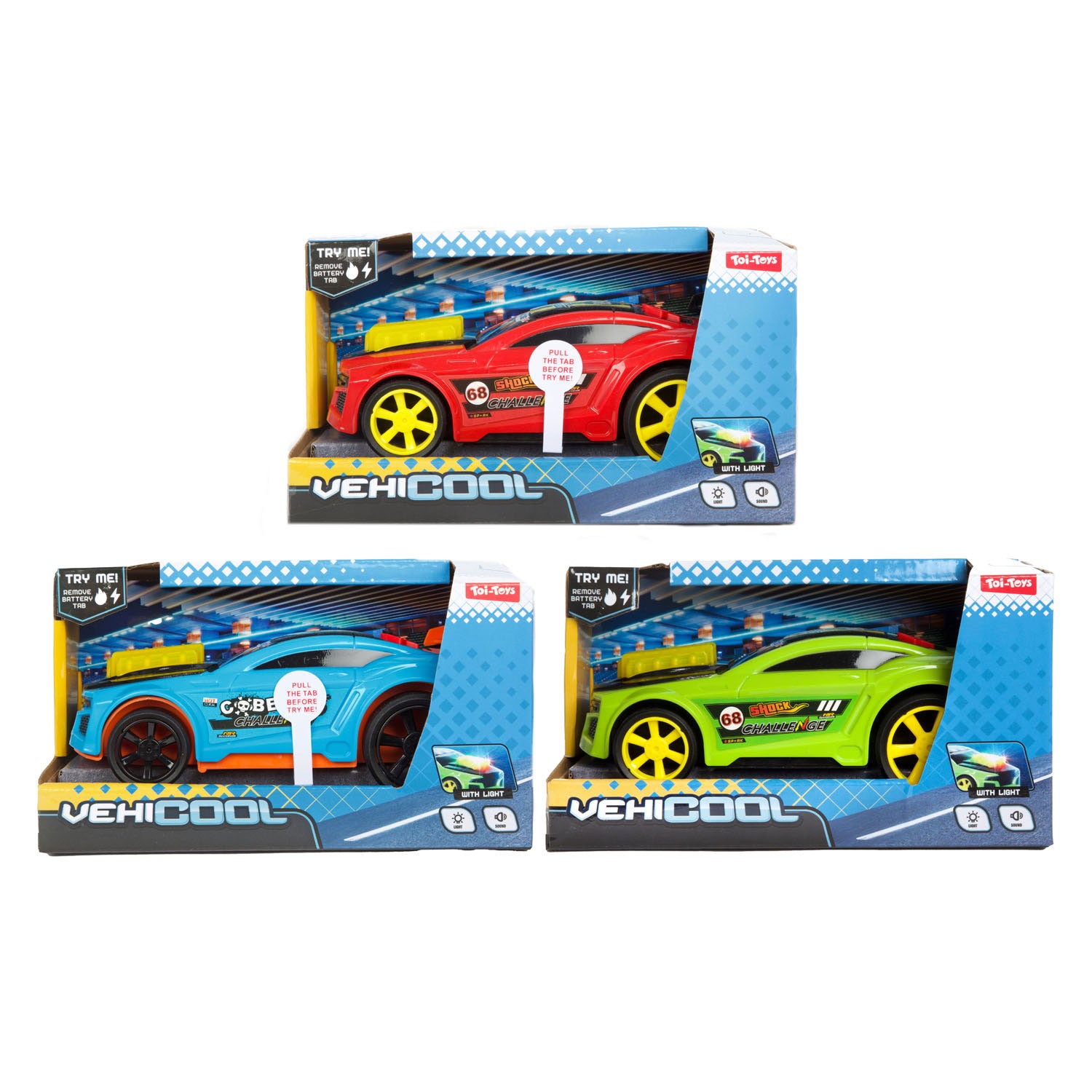 Vehicool - Vehicool rally auto met licht en geluid