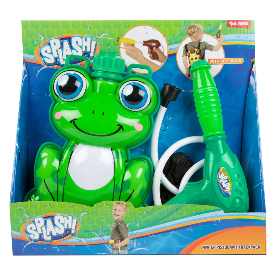 Splash - Splash waterpistool kikker met rugzak reservoir