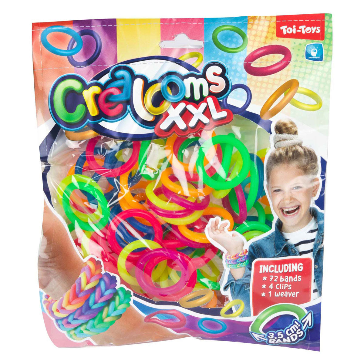 Toi-toys crealooms xxl 72 stuks