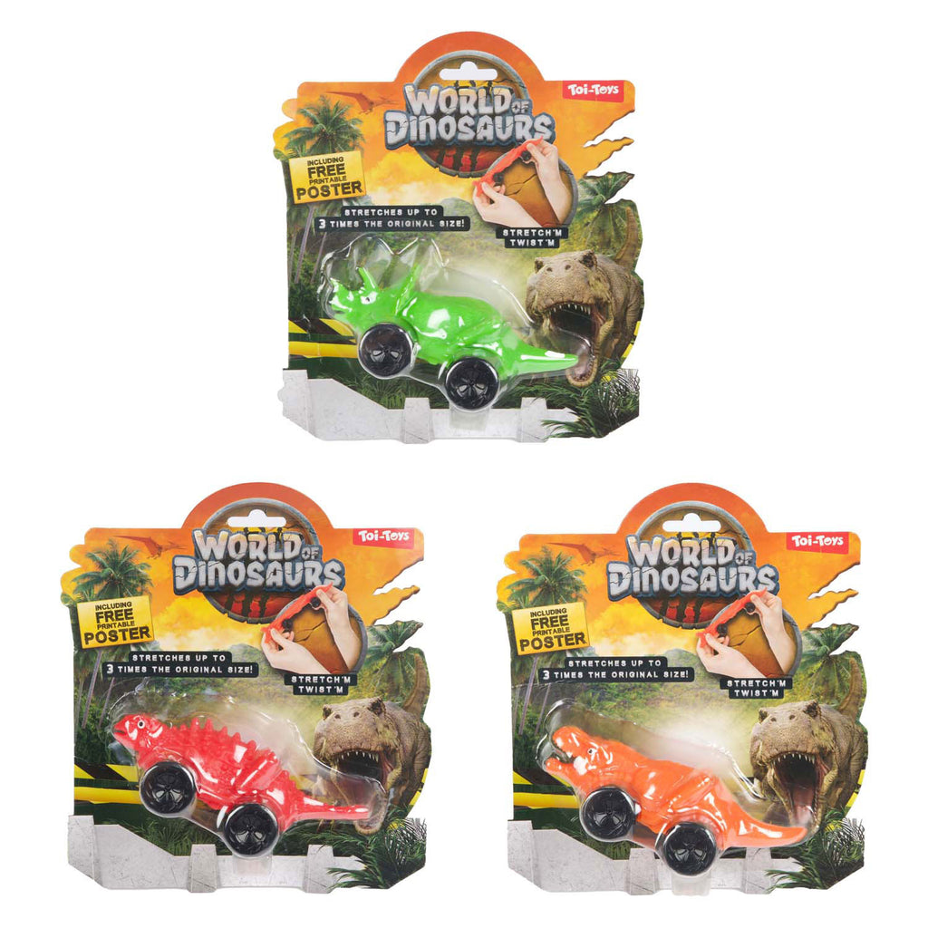 Toi-toys world of dinosaurs kneeddino auto morph