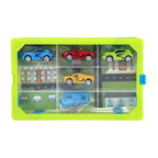 Turbo Racers - Turbo Racers verzamelkoffer met auto's en speelkleed 6dlg.