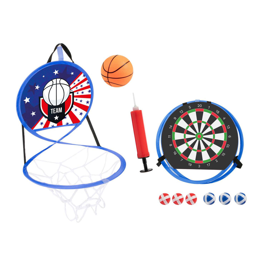 Adrenix darts basketbal 2in1 spel - multicolor speelgoed voor kinderen.