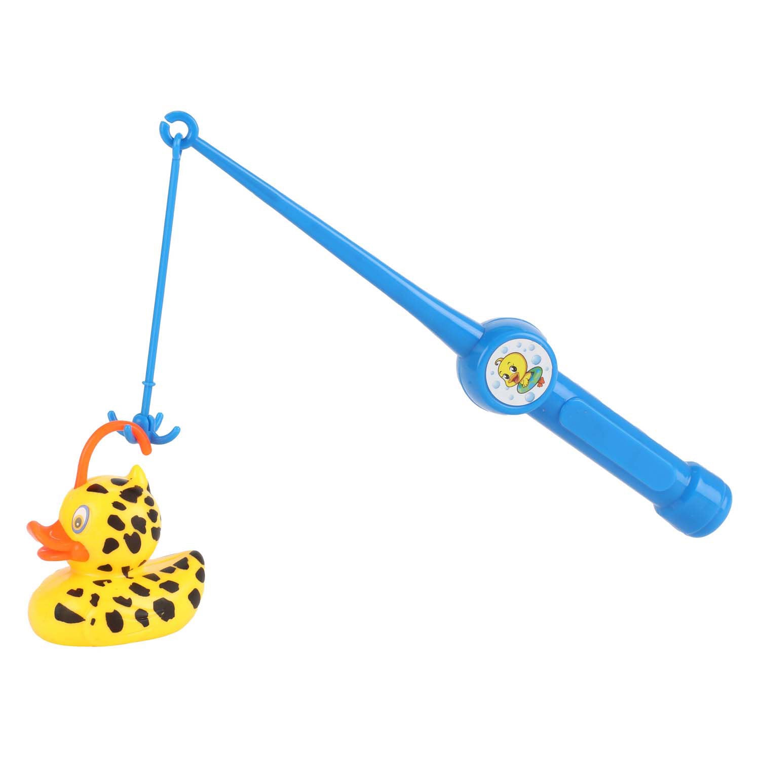 Toi-toys play out visspel vang de eend met hengel en net