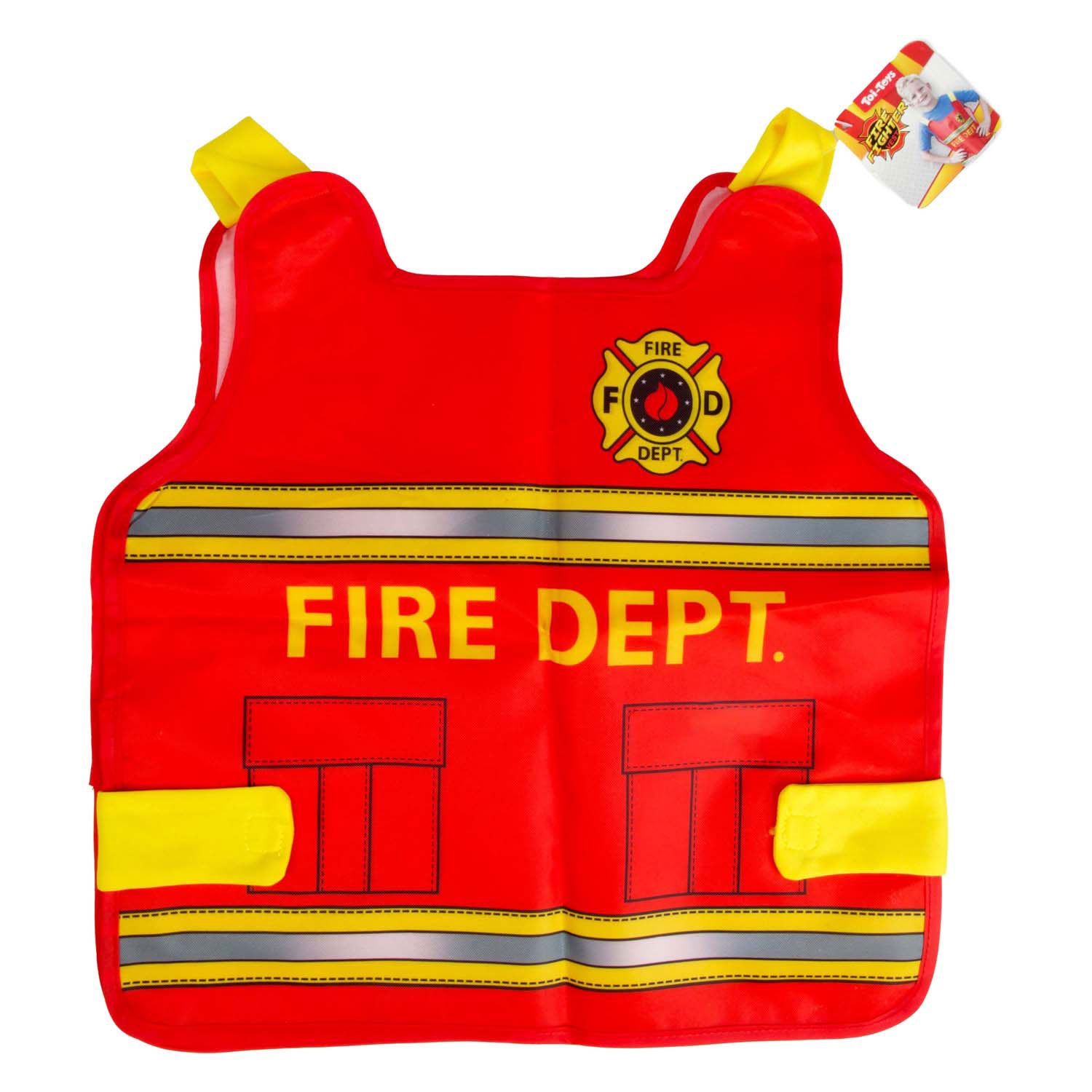 Toi-Toys - Toi-Toys Brandweermanvest verkleedhesje