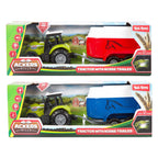 Toi-Toys - Toi-Toys Ackers ville tractor en trailer met licht en geluid 10cm