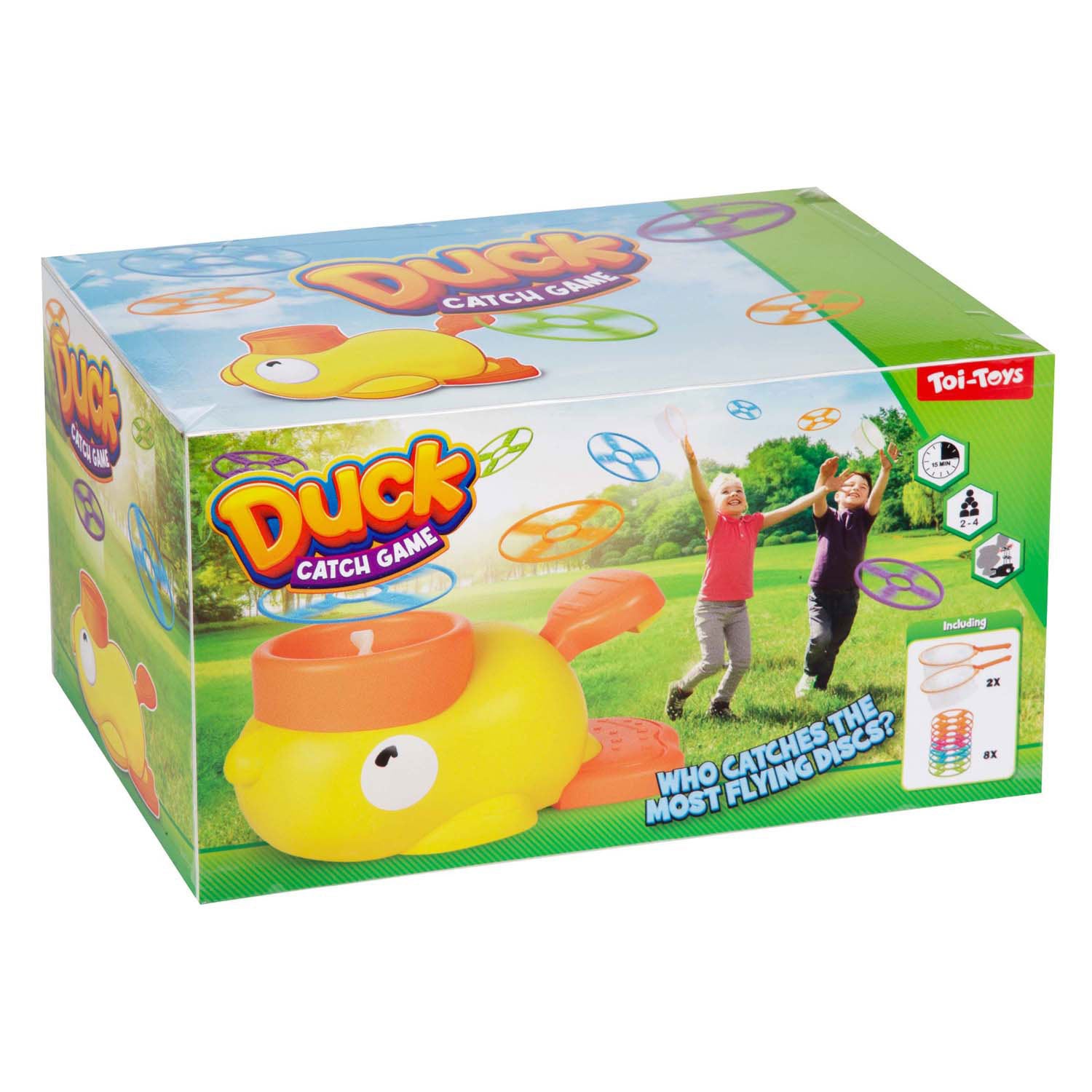 Toi-Toys - Toi-Toys Vangspel eendjes met vliegende schijven