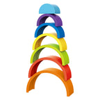 Toi-toys little stars baby stapeltoren regenboog, 7dlg.