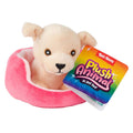 Toi-Toys - Toi-Toys Knuffel pluche hond in mand - 11cm