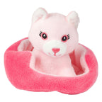 Toi-Toys - Toi-Toys Knuffel pluche kat in mand - 11cm