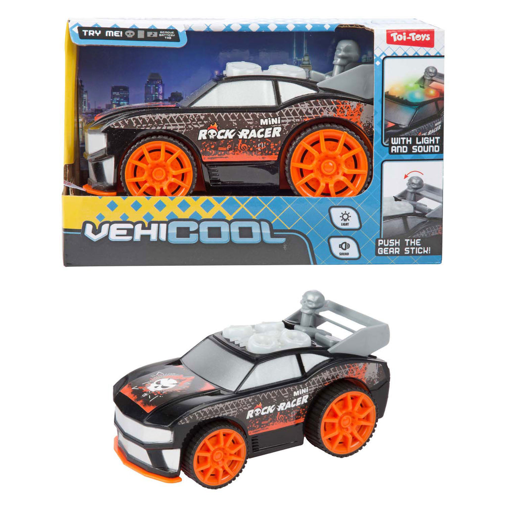Vehicool - Vehicool rally raceauto 'rock racer' met licht en geluid