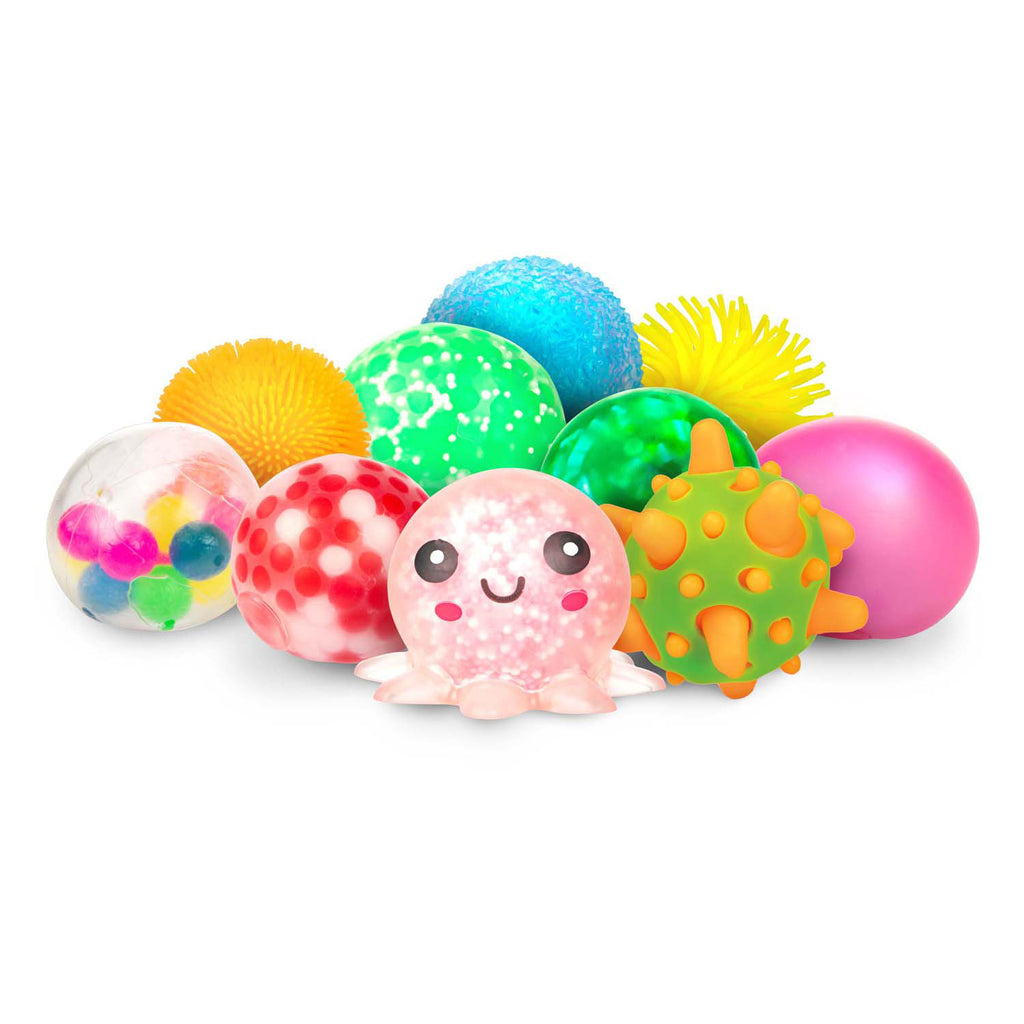 Toi-toys knijpballen 5cm doos a 10 stuks