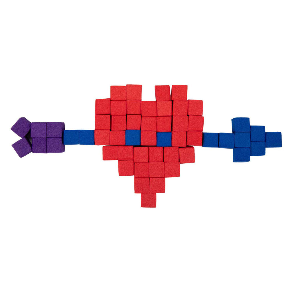 Toi-toys fun zelfklevende mini foamblokken