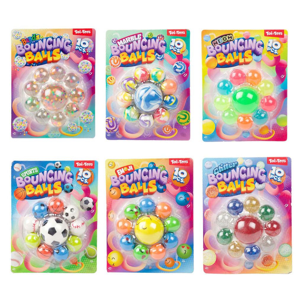Toi-Toys - Toi-Toys Fun stuiterballen 10 stuks