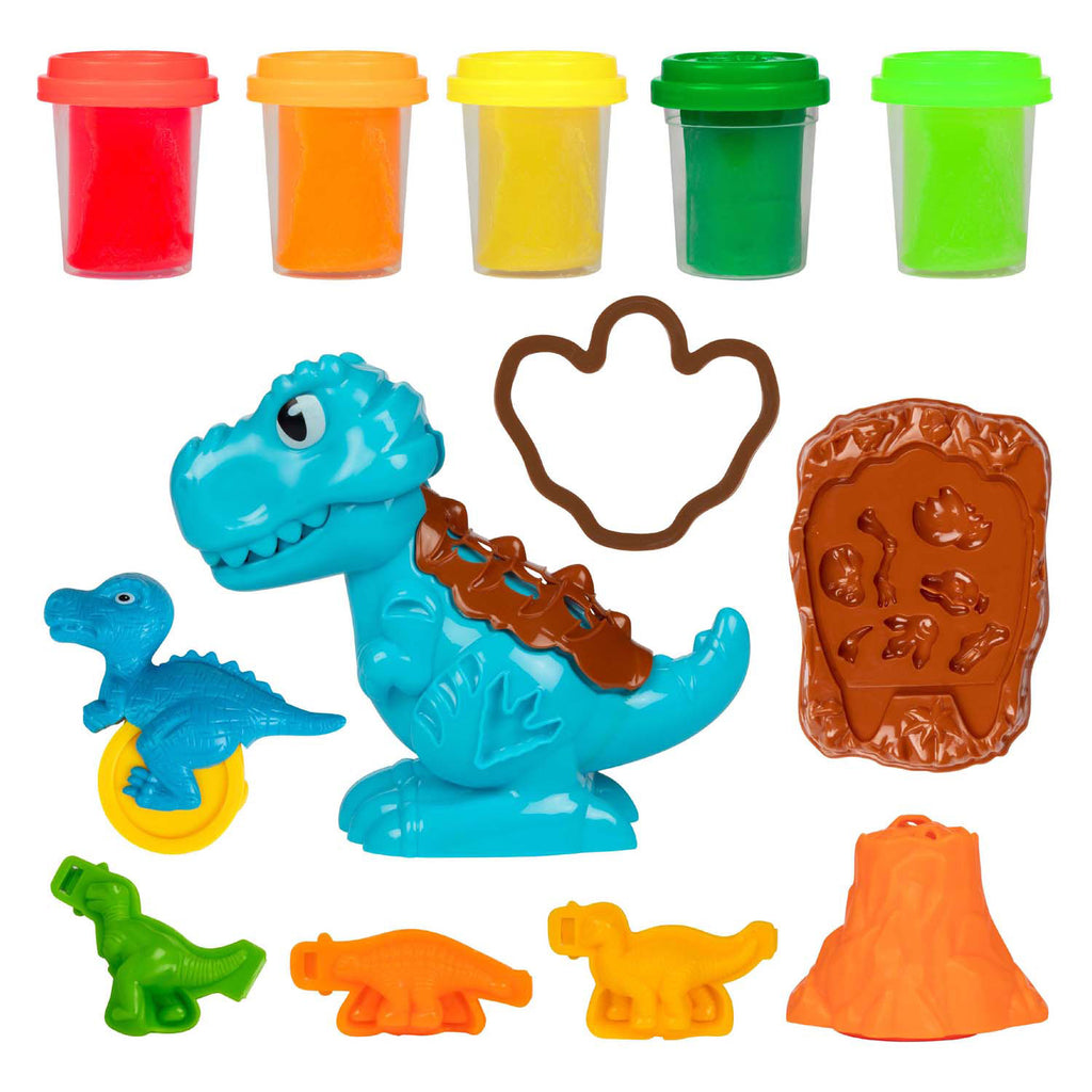 Toi-Toys - Toi-Toys Sculptidough kleiset dino - 5 kleipotjes