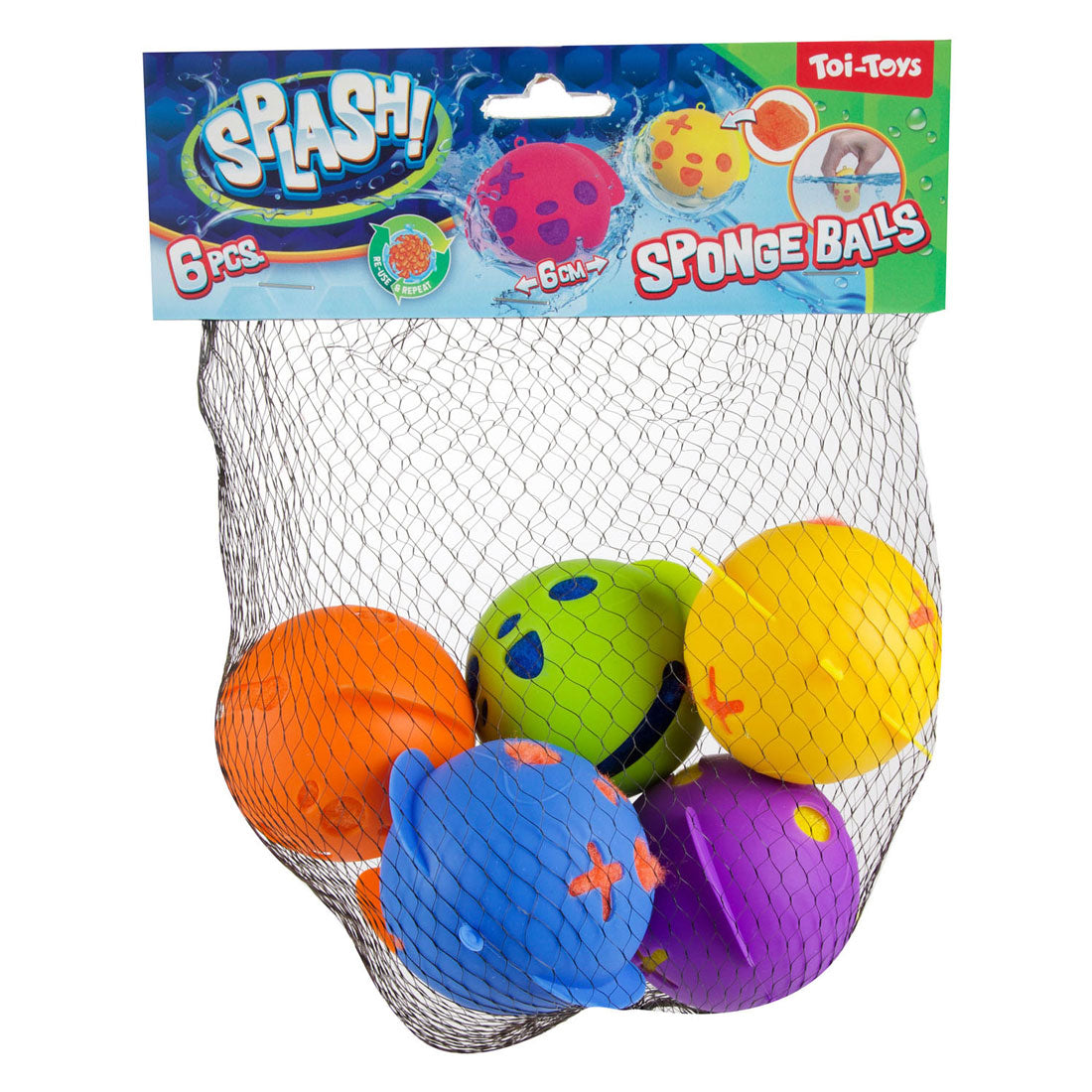 - Splash Super Splashbal Herbruikbare Waterballonnen - 6 stuks