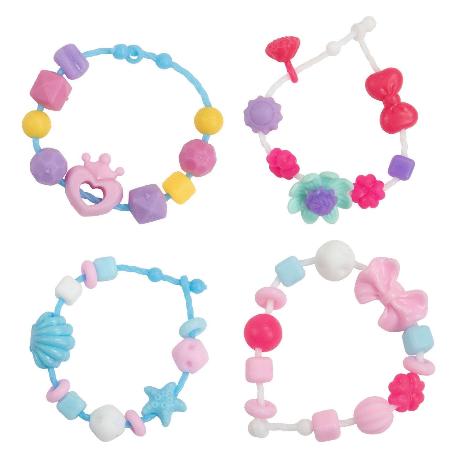 Toi-Toys - Toi-Toys Armband maken met zachte kralen 6ass