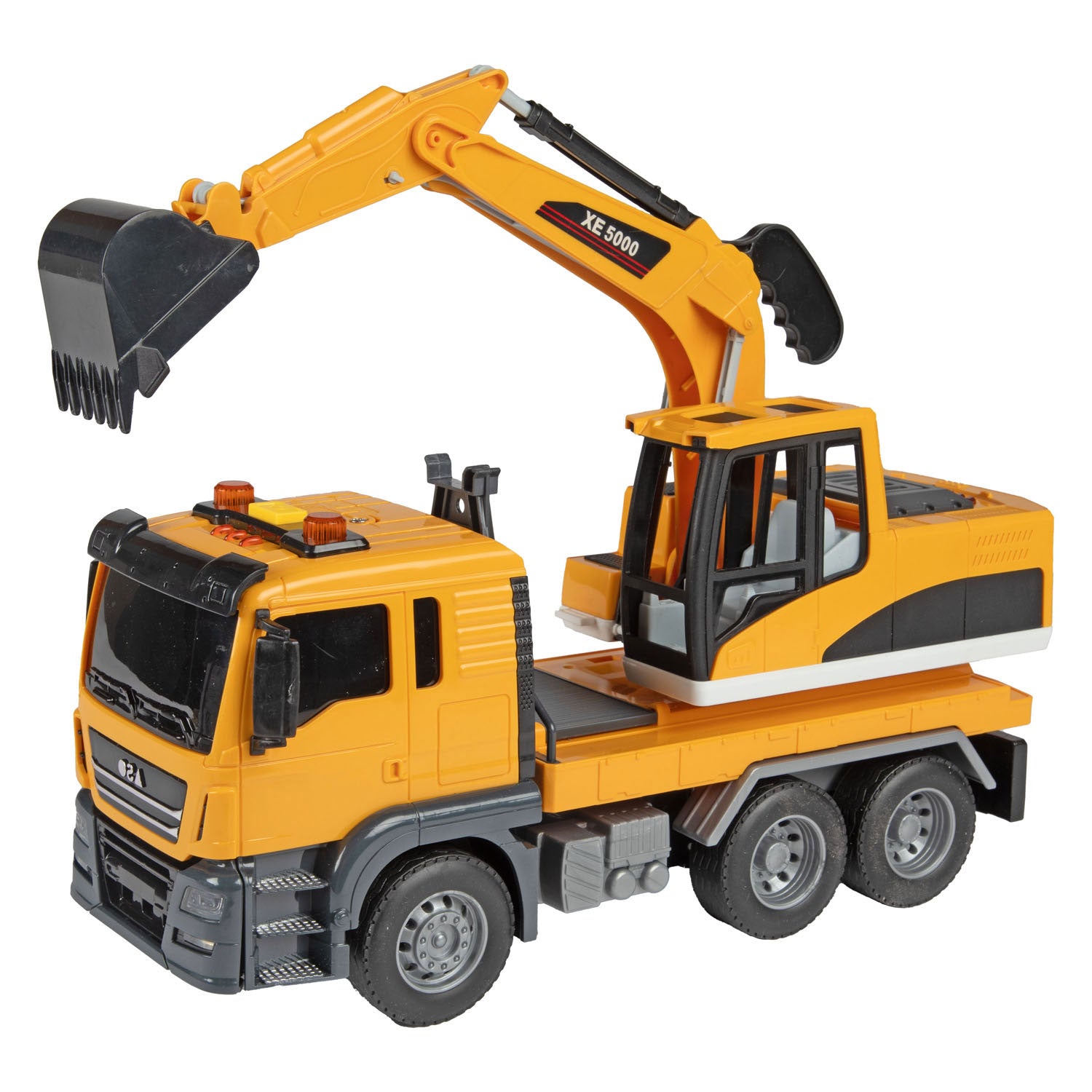 Vehicool - Vehicool graafmachine met licht en geluid - 25cm