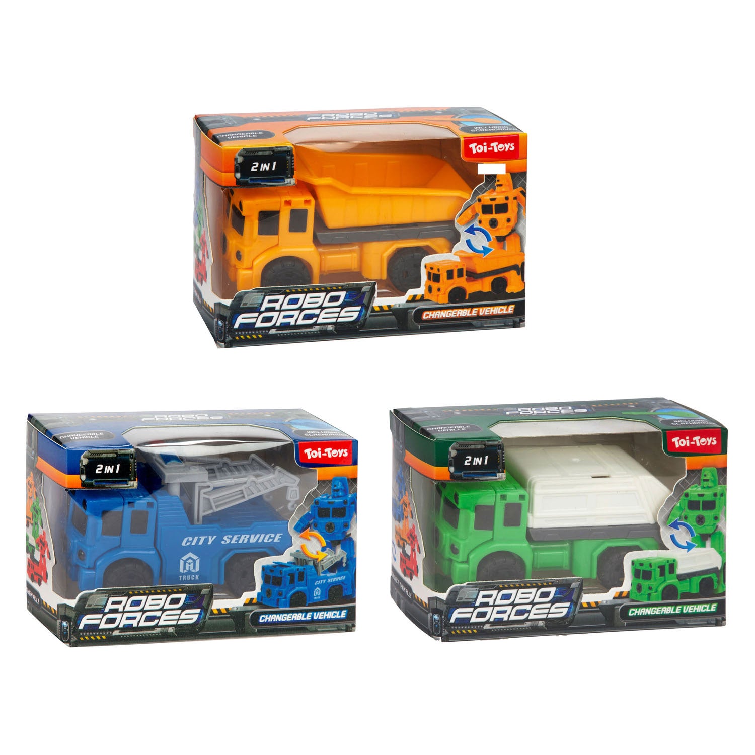 Toi-Toys - Toi-Toys mini truck - 2in1
