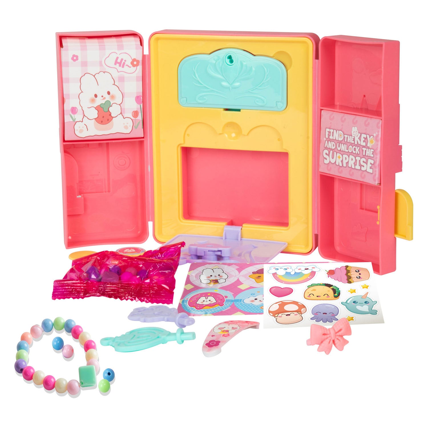 Toi-Toys - Toi-Toys So kawaii verrassingskasteel ketting en kralen - 10dlg.