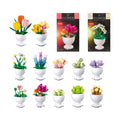 Sluban - bouwstenen bloemen in pot
