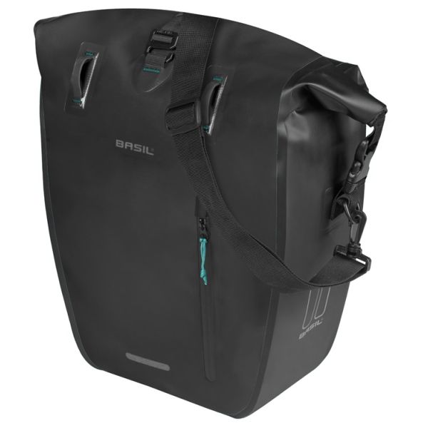 BASIL - BASIL Tas rivo l enkel zwart | mik hooks | 15l