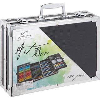 Nassau Fine Art - Nassau Fine Art Nassau luxe kunstset creatief in metalen koffer 121dlg.