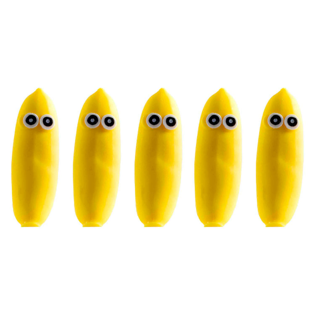 Jono Toys - Jono Toys Squeeze funny bananas anti-stress stretch knijpfiguur 12 stuks